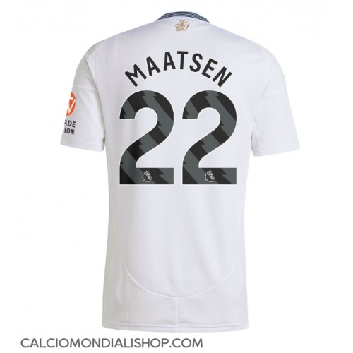 Maglie da calcio Aston Villa Ian Maatsen #22 Seconda Maglia 2024-25 Manica Corta